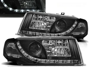 fari per skoda octavia i 2000 2001 2002 2003 2004 luce diurna nero lhd - Foto 1 di 1