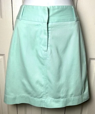 VINEYARD VINES юбка бирюзовый Aqua зеленый 100% хлопок карманы опрятный линия 6 - Изображение 1 из 4