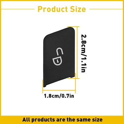 4 件开关车窗按钮盖适用于梅赛德斯-奔驰 W204 C 级 W212 E200 E220 — 第 1/4 张图片