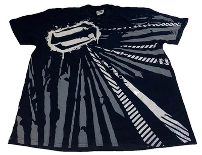 Shift мотокросса гонки винтажный 90-х годов Y2K логотип большой 20 x 28 рубашка черный / белый фото - Изображение 1 из 4