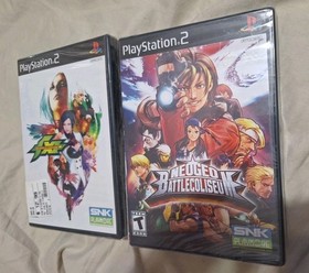 New NeoGeo Battle Coliseum & King OF fighters Xi Lot Of 2 PlayStation 2 2007 PS2