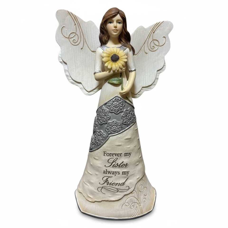 Elementos Hermana Ángel Figura Girasol Para Siempre Mi Hermana Siempre Mi Amigo Regalo Foto 1 de 4