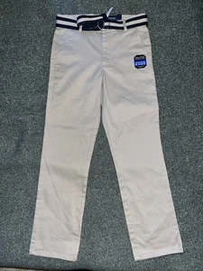 Nautica Big Boys Uniform Khaki Stretch W Reinforced Knees 12 - Picture 1 of 4