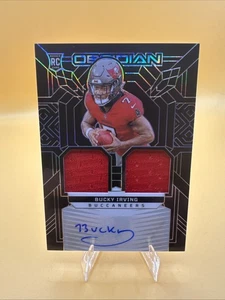 2024 Panini Obsidian BUCKY IRVING Black Rookie Patch Auto # /299 #TampaBay #Bucs - Picture 1 of 5