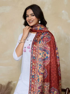 Women's Ethnic & Modern Printed, Scarf or Stole Casual Winter Shawls Soft Warm - Image 1 of 4