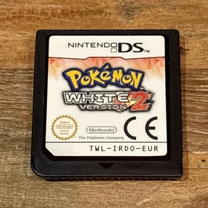 Pokémon Blanco Versión 2 (DS) | PAL 100% Auténtico | Carro IR Translúcido | Probado - Imagen 1 de 5