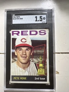1964 Topps #125 Pete Rose SGC 1,5 FR losa fresca justa Cincinnati Reds - Imagen 1 de 5