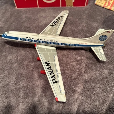 Vintage 1960’s Pan Am Metal Plane Toy N707 Made In Japan As-Is Read Description - Image 1 of 4