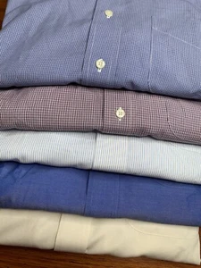 Charles Tyrwhitt camicia con bottoni uomo 16,5-36 slim fit lotto di 5 no ferro perfetta - Foto 1 di 21