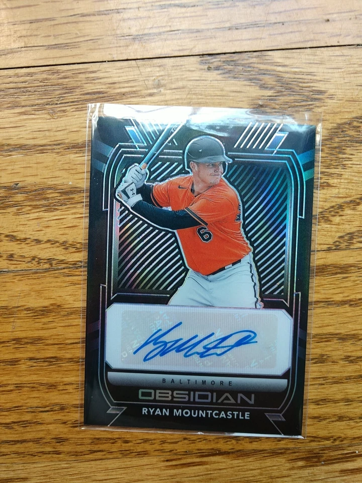 Ryan Mountcastle /99 RC Autograph 2021 Panini Chronicles Obsidian Prizm SP - Image 1 of 2