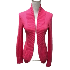 Lilly Pulitzer Amalie Cardigan Sweater Jumper Womens Small Pink Coastal - Picture 1 of 12
