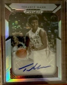 Terance Mann 2019 Panini Prizm Draft Picks Silver holo Autograpgh #48 - Picture 1 of 3
