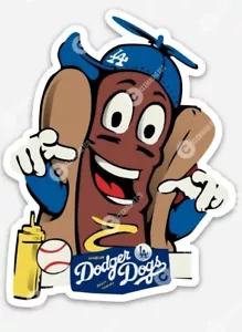 Los Angeles Dodger Dog MAGNET - Hotdog MLB Baseball LA California Dodgers - Picture 1 of 1