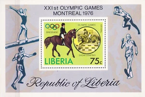 W LIBERIA C211 MONTREAL OLYMPIC EQUESTRIAN - Picture 1 of 1