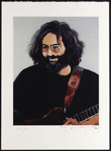 Scarce Stanley Mouse Signed Numbered Jerry Garcia Portrait Art Print 135/500