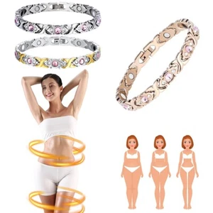 Weight Loss Anti-Fatigue Menopause Reliving Magnetic Therapy Health Bracelets - Picture 1 of 19