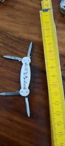 Klappmesser Miniatur Perlmutt 4 Klingen - Bild 1 von 9