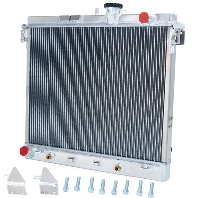 2 Row Aluminum Radiator fit 2006-2012 Chevy GMC Hummer Colorado Canyon H3/H3T Foto 1 de 4