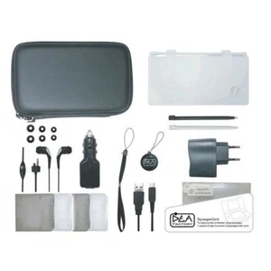 pack accessoires 16 en 1 nintendo dsi ds lite housse stylets noir - Photo 1/1
