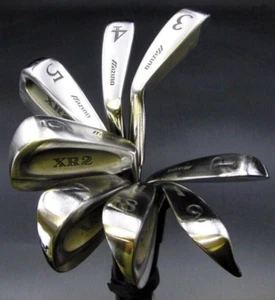 Vintage Set Of 8 x Mizuno XR2 Irons 3-PW Regular Steel Shafts  - Picture 1 of 9