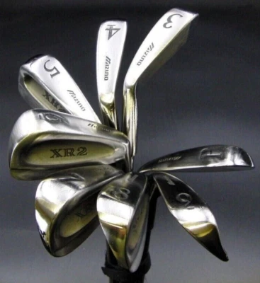 Vintage Set Of 8 x Mizuno XR2 Irons 3-PW Regular Steel Shafts  - Image 1 of 4