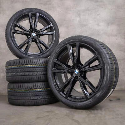 BMW X5 G05 X6 G06 22 Zoll Felgen Sommerräder 8072002 8072003 747 M schwarz NEU - Bild 1 von 4