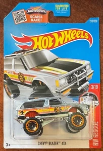 Mattel Hot Wheels HW Rescue ZAMAC Chevy Blazer 4X4 #213 - Picture 1 of 1