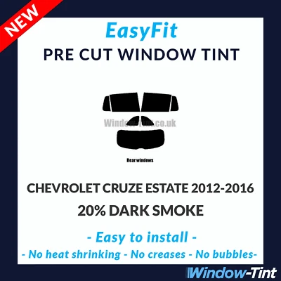 Tinte precortado estático EasyFit para Chevrolet Cruze Estate 2012-16 - 20 % trasero oscuro Foto 1 de 3