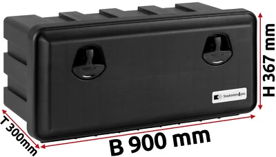 LKW Staukasten Just 900R Werkzeugkasten Kunststoff 900x367x300 mm Staubox Daken - Bild 1 von 4