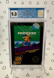 Pinball CIB - NES - CGC 9.0 - Variante rara - Producción temprana - Caja negra - Imagen 1 de 9