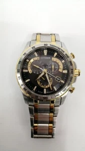 CITIZEN Eco-Drive Chronograph E610-S104840 Manual Winding Unisex From Japan - Picture 1 of 5