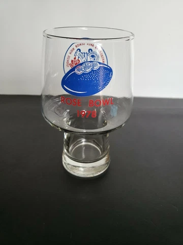 1978 WASHINGTON HUSKIES Rose Bowl Champions 5" Goblet Glass WARREN MOON MVP Cover