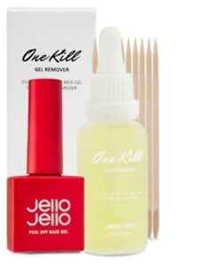 Jello Jello peel-off base gel 10ml + exclusive one kill remover 30ml K-Beauty