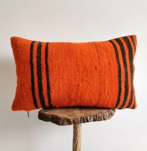 Moroccan Handmade Kilim Pillow Cushion Cover Throw Pillow Case Sofa boho - Picture 1 of 3