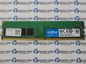 CRUCIAL 4 GB DDR4 DESKTOP RAM PC4-2133 1Rx8 CT4G4DFS8213.C8FBD1, SKU 16730 - Picture 1 of 1