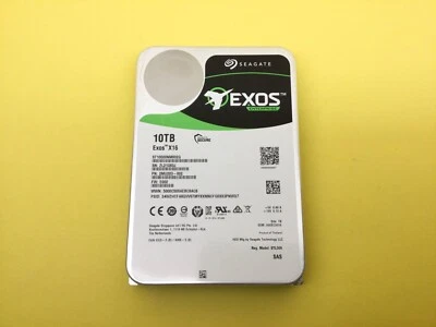 Seagate EXOS X16 10TB 7.2K SAS 12Gbps 3.5in 4KN/512E HDD ST10000NM002G  - Image 1 of 2