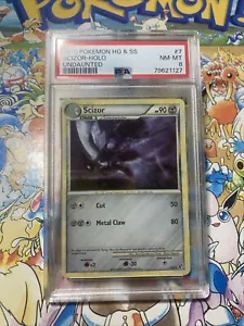PSA 8 Scizor Holo 7/90 Undaunted 2010 NM-MT - Picture 1 of 3
