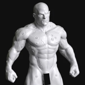 Gene-forged Marine without Armour 01a - 28mm Scale Resin Mini by Manufaktura - Picture 1 of 4