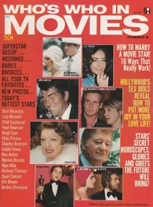1974 Who's Who In Movies HOLLYWOOD'S IDOLS-BETTE DAVIS-JOAN CRAWFORD-SOAP STARS - Picture 1 of 3