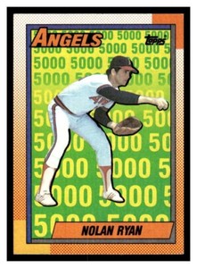 1990 Topps #3 Nolan Ryan 5000 ANGELS