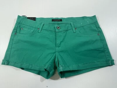 Женские зеленые хлопковые короткие шорты James Jeans для бойфренда размер 31 - Изображение 1 из 4