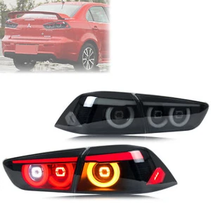 Conjunto de luces traseras LED para Mitsubishi Lancer 2009-2021 EVO X negras - Imagen 1 de 5