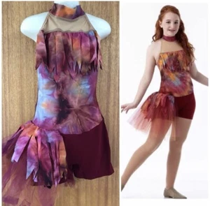 Jazz Tap Acro Lyrical Broadway Dance Solo Costume. Large Child. New - Picture 1 of 1