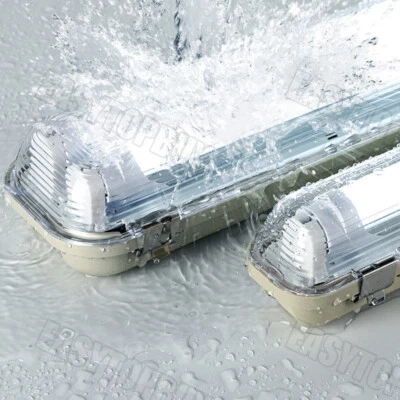 WOWSPEED Lámpara LED para habitación húmeda lámpara de bañera sótano garaje 60/120/150 cm incl. lámpara de tubo