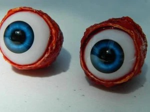 Halloween Prop Realistic Life Size PAIR of Eye Poppers for skull, masks - FE02 - Picture 1 of 1