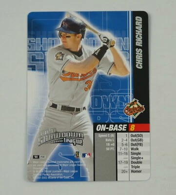 Chris Richard P08 - MLB Showdown Stars 2003 League Promo Card Baltimore Orioles - Image 1 of 2