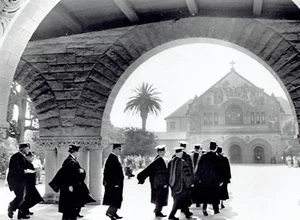 1964 Wire Photo Herbert Hoover funeral services at Stanford Memorial Church - Picture 1 of 2