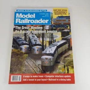 Model Railroader Magazine Oct 1992 Vol 59 No 10 O Scale Great Western - Picture 1 of 12