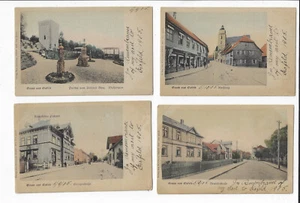 1905 4 Gruss aus Eisfeld German Postcards Greeting p2151 - Picture 1 of 2