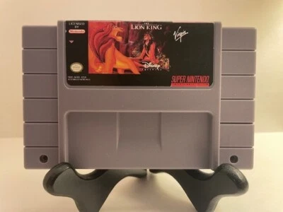 The Lion King (Super Nintendo, SNES) Cleaned Tested Working - Image 1 of 4